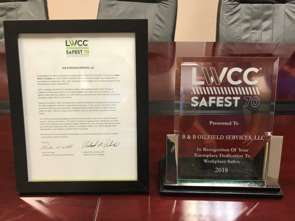 LWCC Safety Award